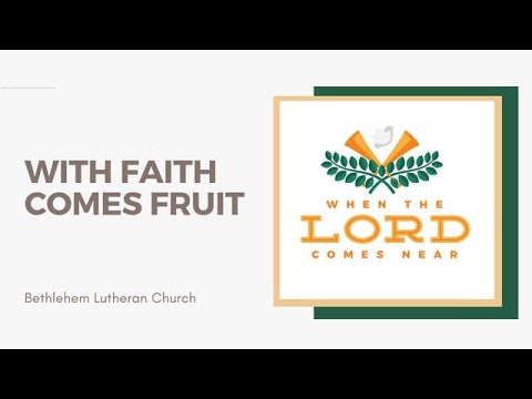 With Faith Comes Fruit | Luke 3:7-18 | Advent 3