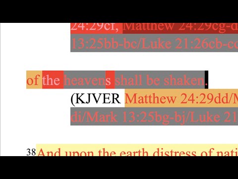 579. A Darkened Sun & Moon; and the Stars Shall Fall. Matthew 24:29, Mark 13:24-25, Luke 21:25-26