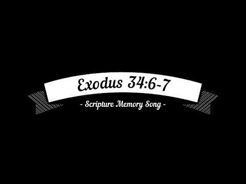 Exodus 34:6-7 Scripture Memory Song | Bible Verse | Scripture Lullaby | Children's Sunday School