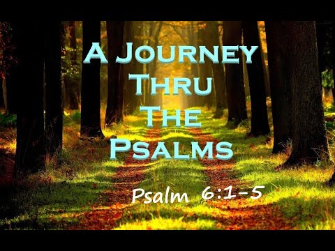 A Journey Through The Psalms (Psalm 6:1-5) David's Depression Part 1