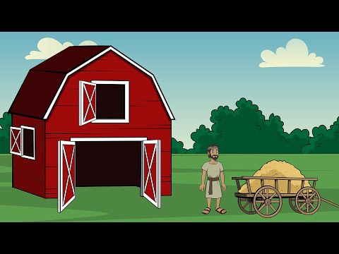 1/16/22 Preschool Lesson - Bigger Barns (Acts 2:45; Luke 12:16-21)