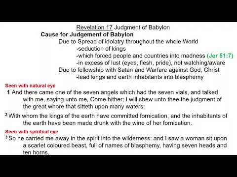 Bible Study: Revelation 17:3-5