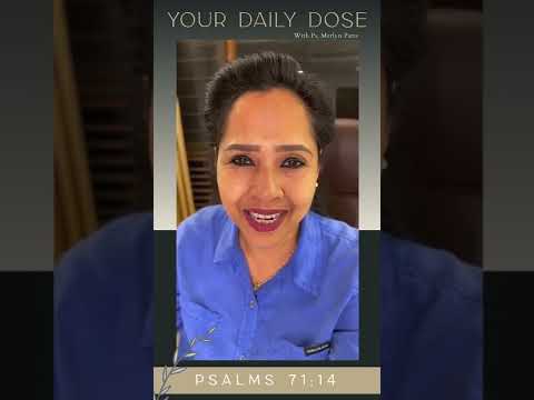 Psalm 71:14 / Your Daily Dose / Ps.Merlyn Patta / 5th Oct 2022