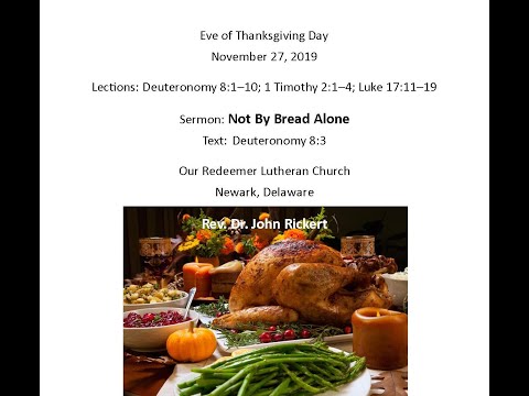 Deuteronomy 8:3 Not By Bread Alone