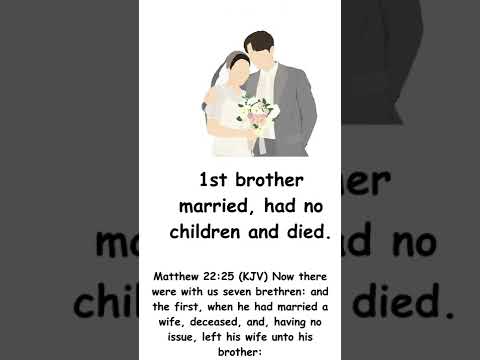 Matthew 22: 23-25