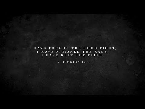 Well Done Charlie (2 Timothy 4:6-8)