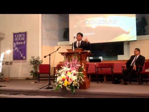Mark Lastimoso Sermon "In the Midst of it All" Revelation 1:11-13 April 12, 2014