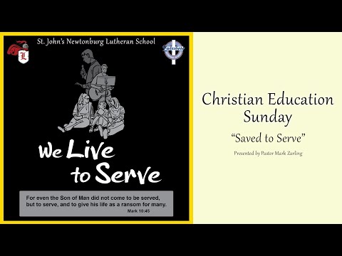 Saved to Serve - Mark 10:41-45