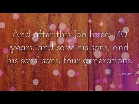 Job 42:16  Today's Bible Devotion