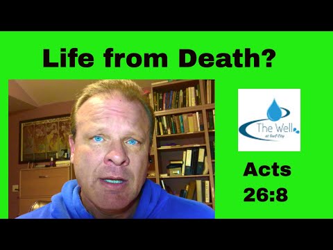 Can life come forth from dead matter? Acts 26:8 #divedeeptogether