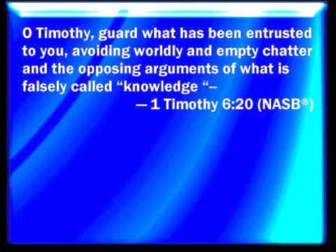 1 Timothy 6:20-21 (12/16/12)