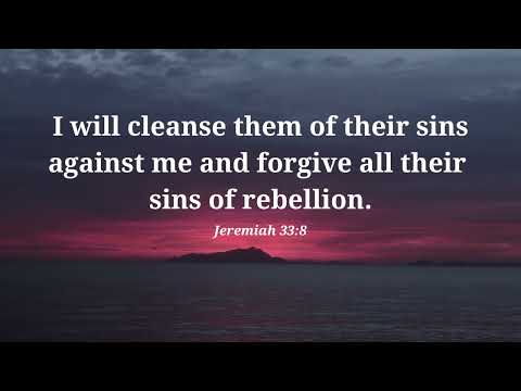 Bible Verse: Jeremiah 33:8 ✝️