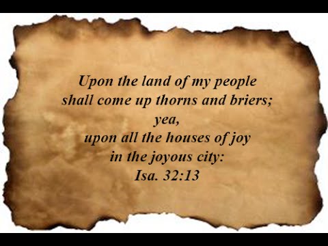 Isaiah 32:13