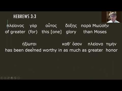 Hebrews 3:3 (Greek)