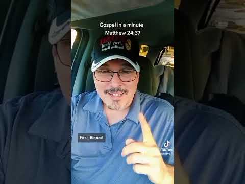 gospel in a minute Matthew 24:37