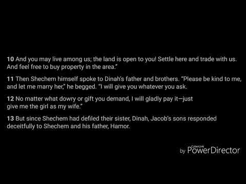 Genesis 34:1 - 35:29