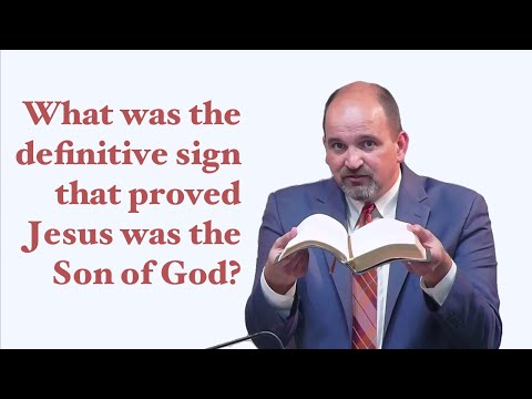 The Definitive Sign (Matthew 12:38-40)