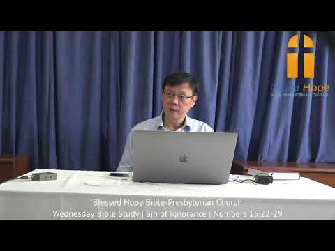 Sin of Ignorance - Numbers 15:22-29