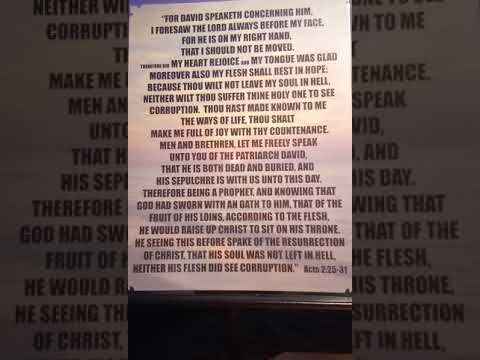 Acts 2:25-31, The Holy Bible, KJV