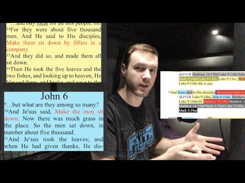 268. Bring the food; make everyone sit down. Matthew 14:18-19, Mark 6:39, Luke 9:14-15, John 6:10