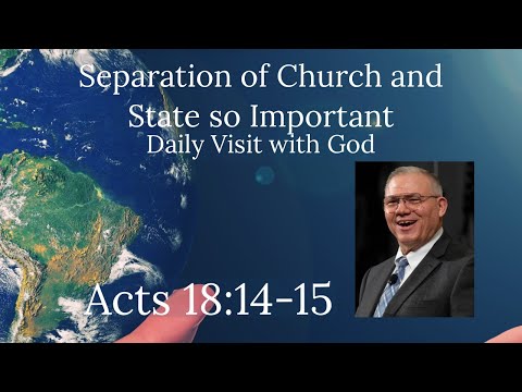 Acts 18:14-15, Separation of Church and State