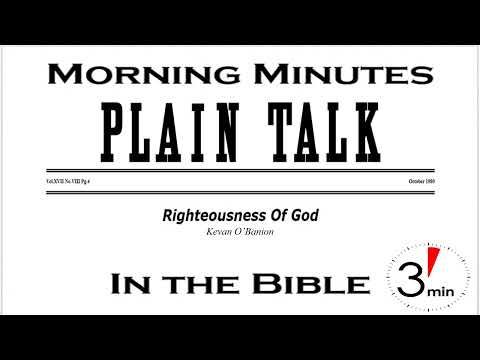 Righteousness Of God Amos 5:21-27