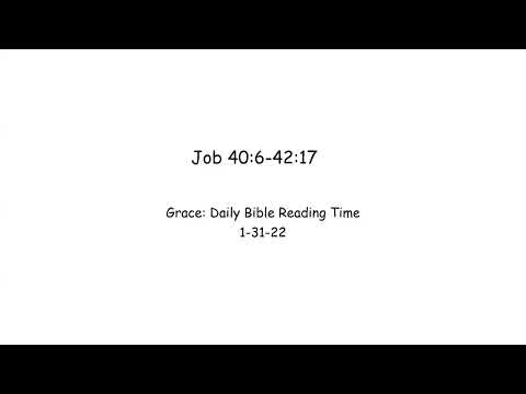 1-31-22 Job 40:6-42:17