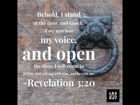 Revelation 3:20 Behold, I stand at the door, and knock CONTEXT