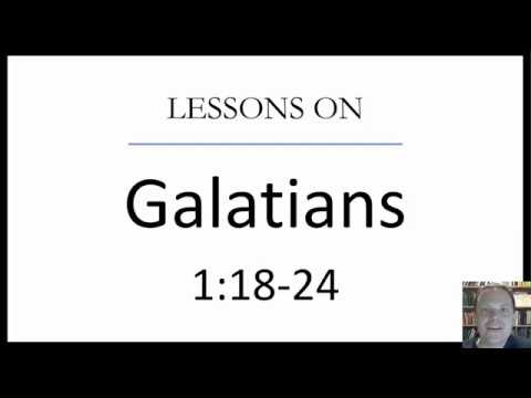 Galatians 1:18-24 Unity with Jerusalem