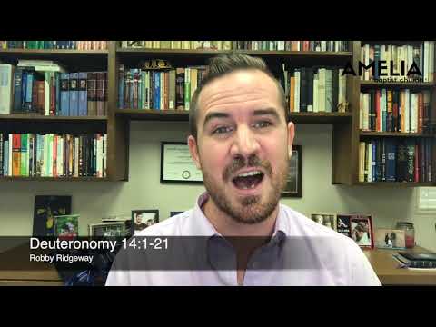 Devotional • Thursday 5.13.2021 • Deuteronomy 14:1-21