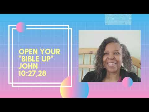 John 10:27,28 Eternal Glory In Christ, Daily Scripture Clips, Bible Up