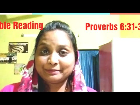 03.08.2020 Bible Reading, Proverbs 6:31-35