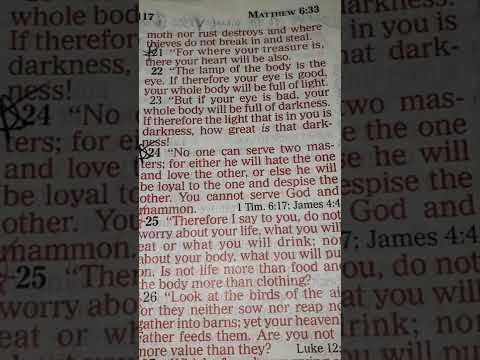 Start your day with "Good Morning Scripture!" ???? ☕️ [Matthew 6:19-24]