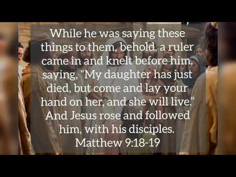 #VoiceOfWorship  - Matthew 9:18-19....... #GODwantsUsWell