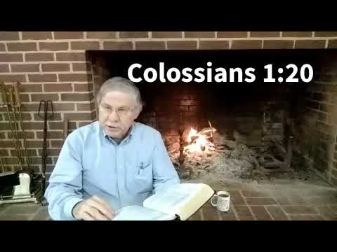 Colossians 1:20, a brief thought
