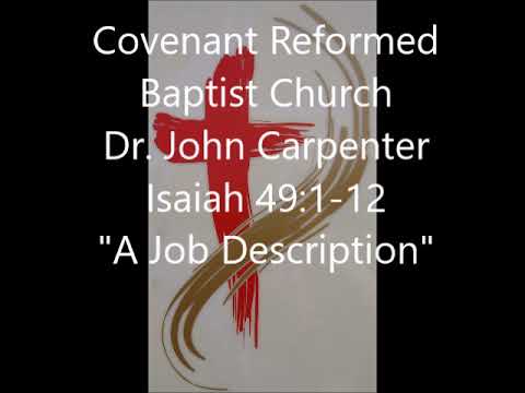 Isaiah 49:1-12, A Job Description