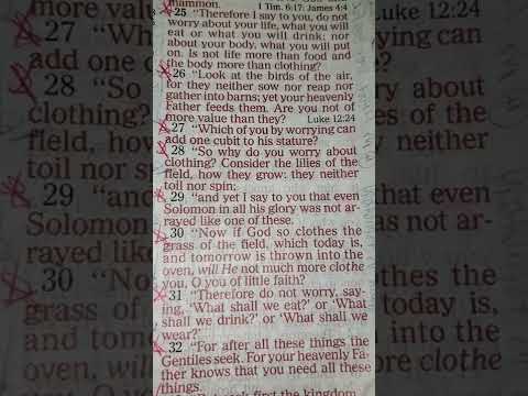 Start your day with "Good Morning Scripture!" ???? ☕️ [Matthew 6:25-29]