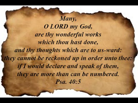 Psalm 40:5