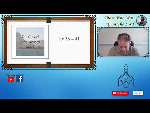 Study of Mark 10:35-41 - PIP