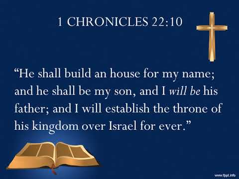 1 Chronicles 22:10
