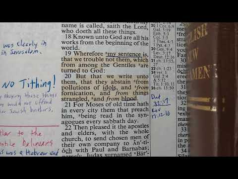 Acts 15:20  That They Abstain