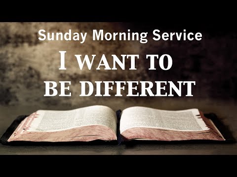 12/10/2017 AM - I want to be different - Philippians 3:4-11