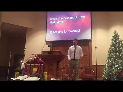 Galatians 3:23-4:7 - "When the Fullness of Time Had Come..."