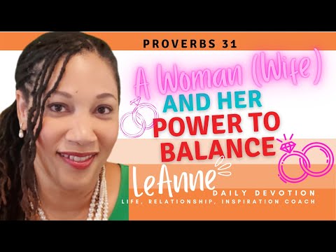 ????????Her Power to Balance  |  Proverbs 31:19  Daily Devotion
