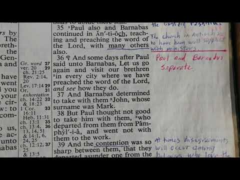 Acts 15:37. Barnabas Determined