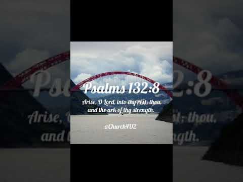 The Holy Spirit put upon my heart Psalm 132:8