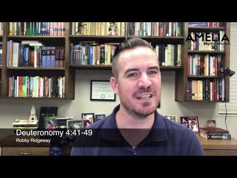 Devotional • Thursday 4.22.2021 • Deuteronomy 4:41-49