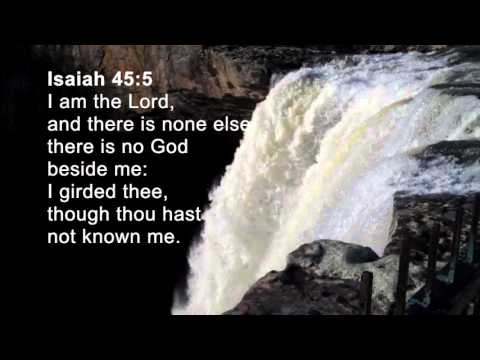 Isaiah 45:5 KJV Read and Sing Along, O Worship the King