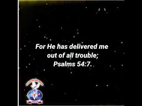 #JOYFULDAY | #BIBLE #VERSE | AATHMEEYA YATHRA | #ANGM | #Psalms 54:7.