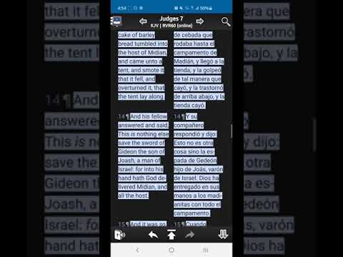 Jueses/Judges 7:20-22